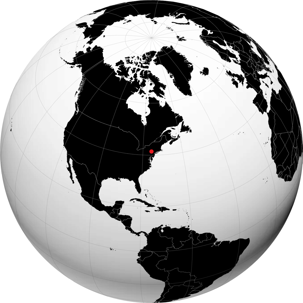Scranton sur le globe