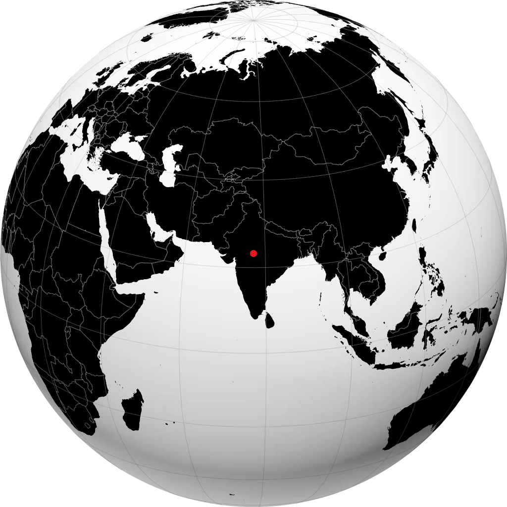 Sehore sur le globe