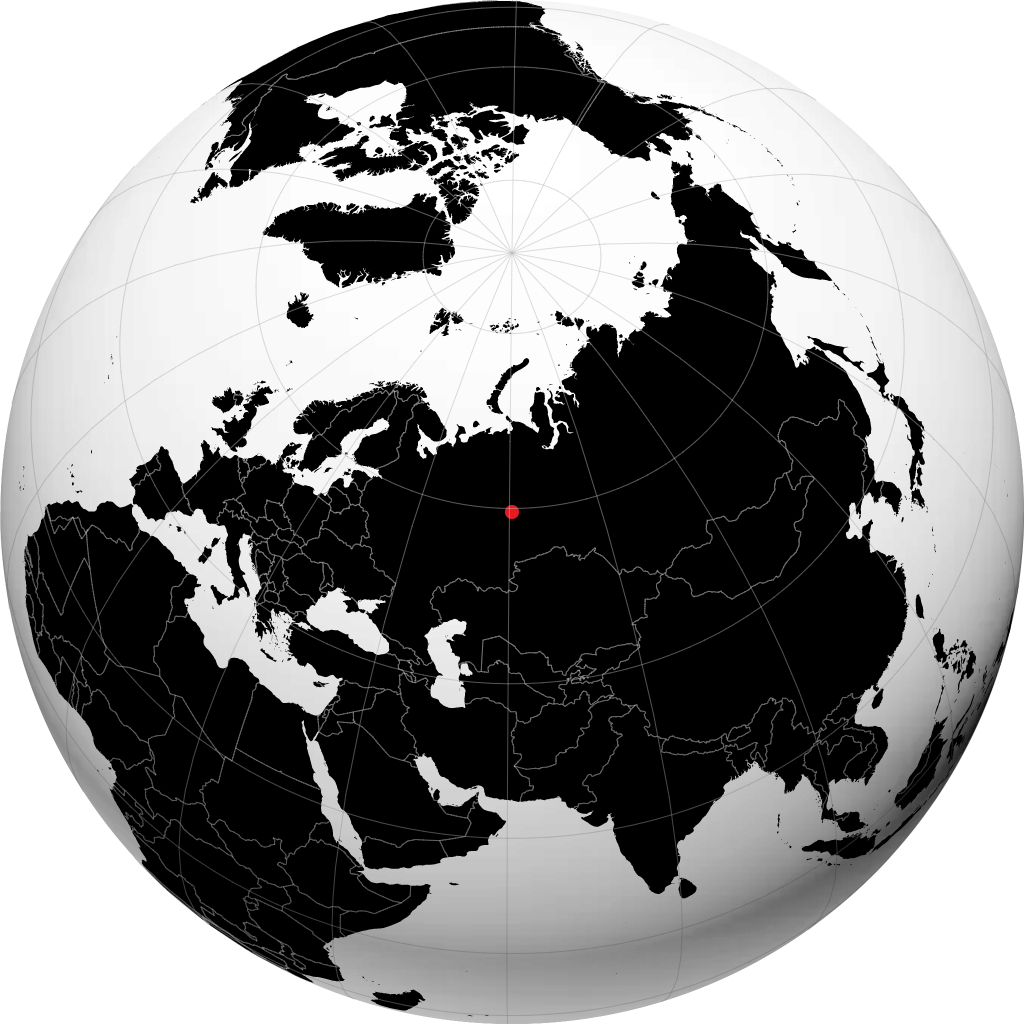 Serov sur le globe