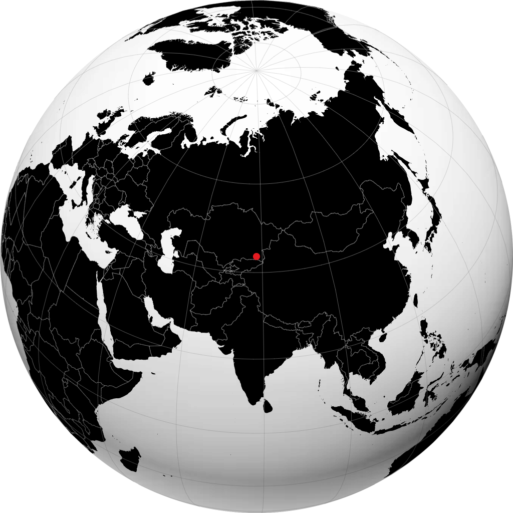 Shelek sur le globe