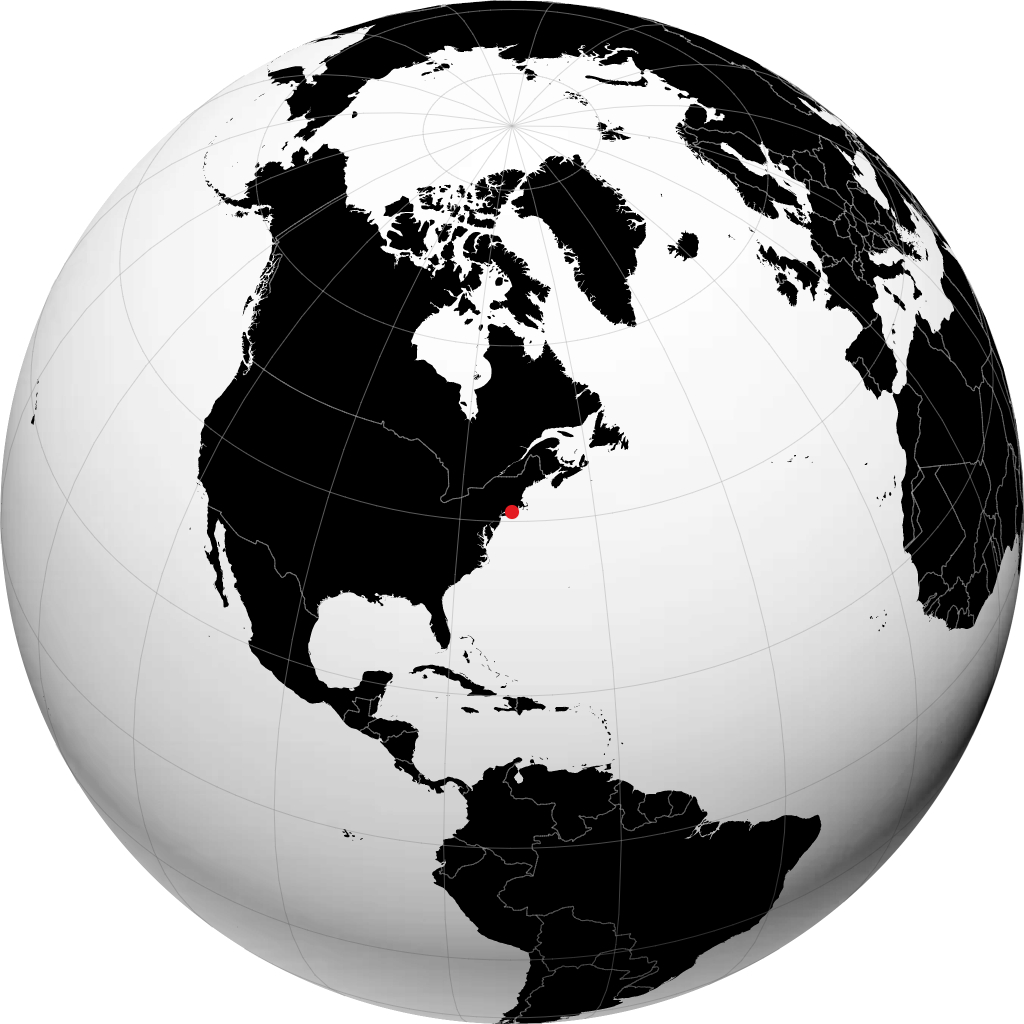 Shelter Island sur le globe