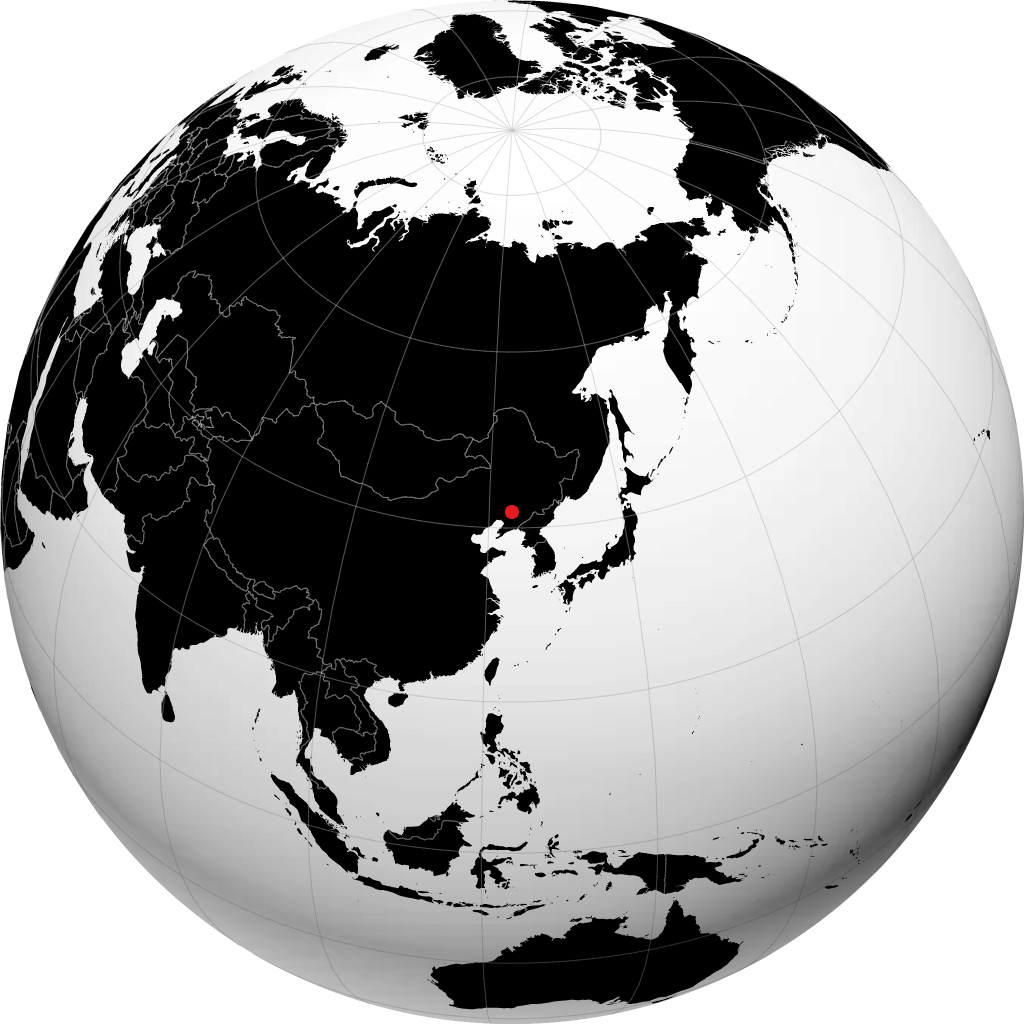Shenyang sur le globe