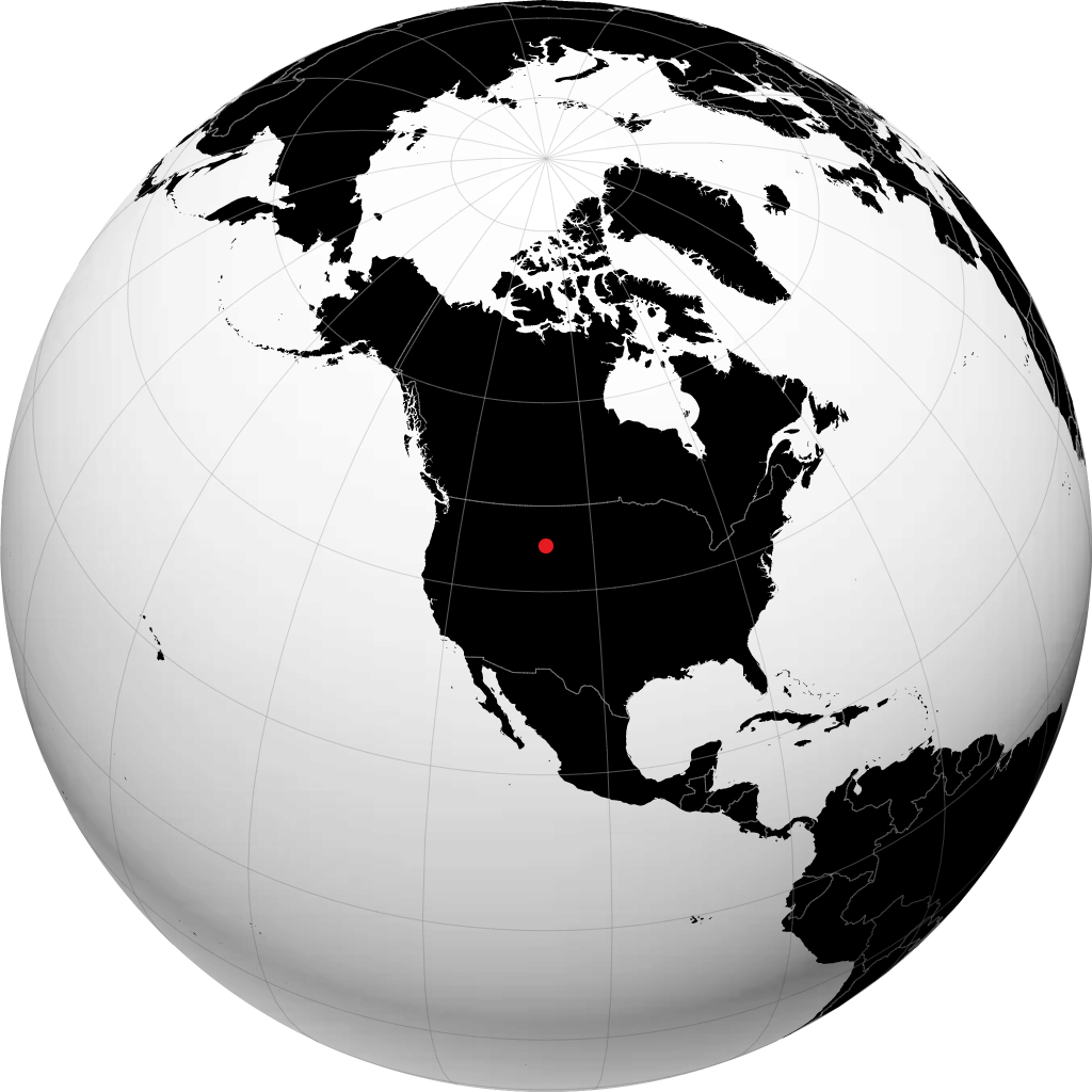 Sheridan sur le globe