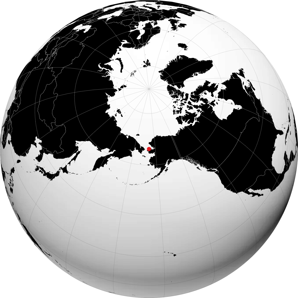 Shishmaref sur le globe