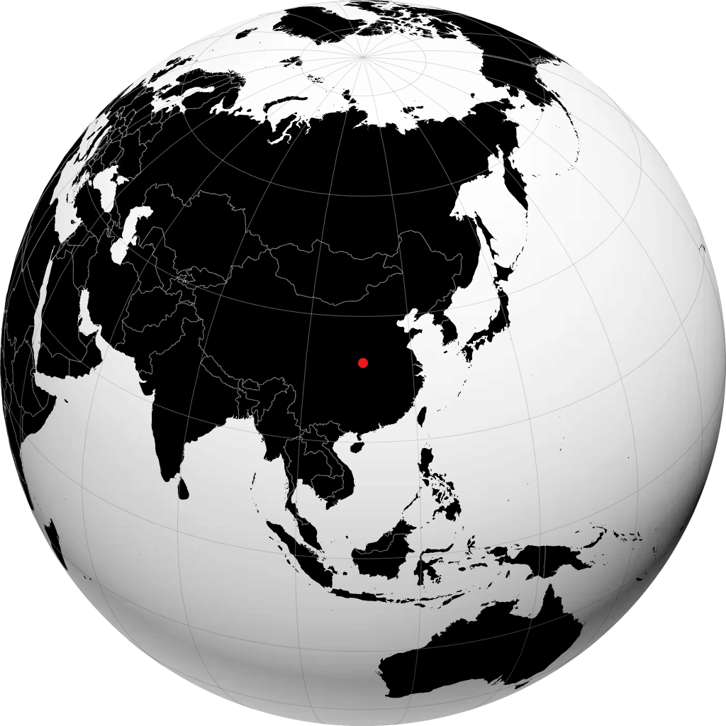 Shiyan sur le globe