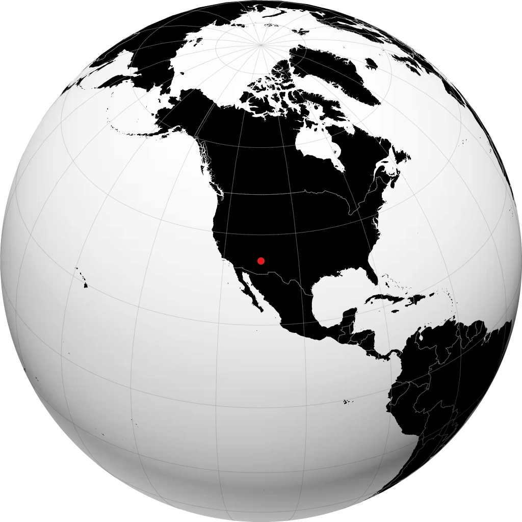 Show Low sur le globe