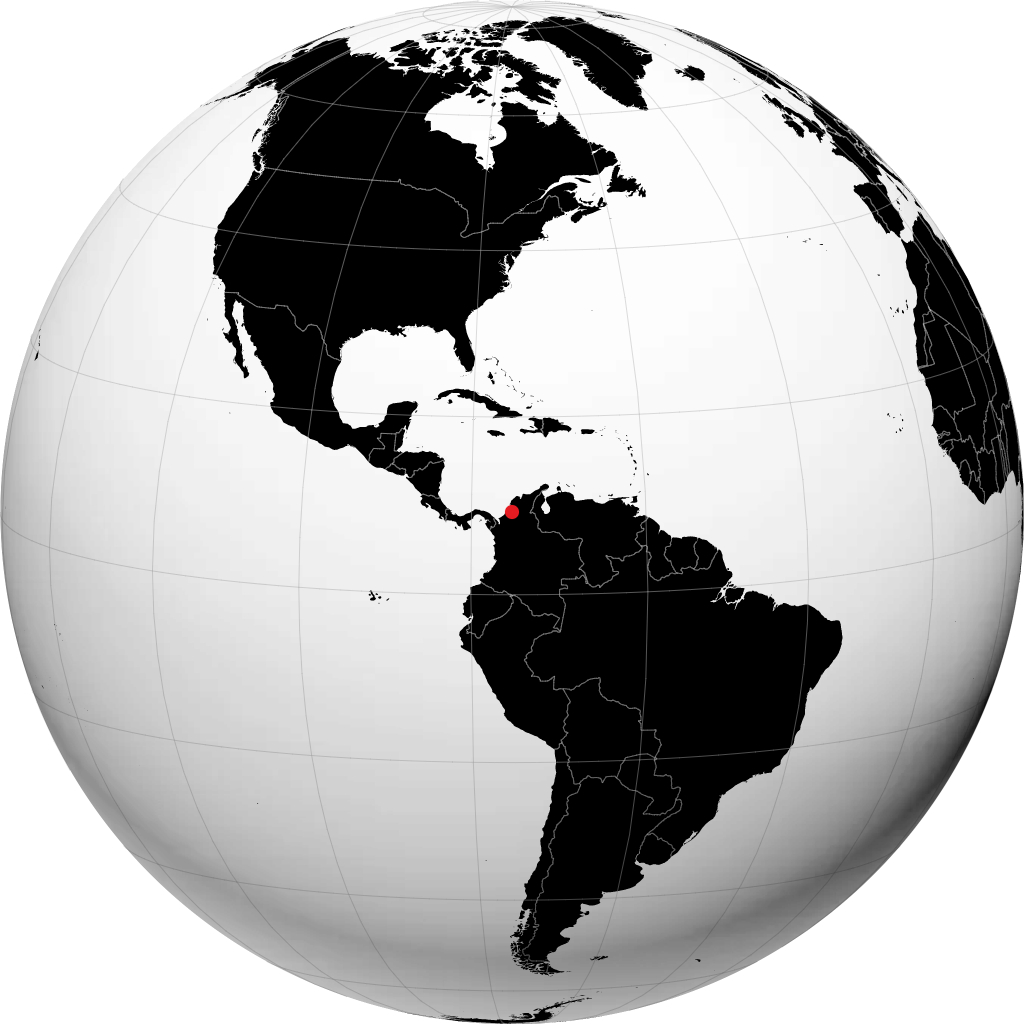 Sincelejo sur le globe