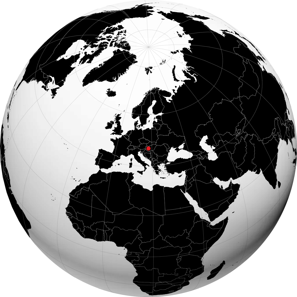 Siófok sur le globe