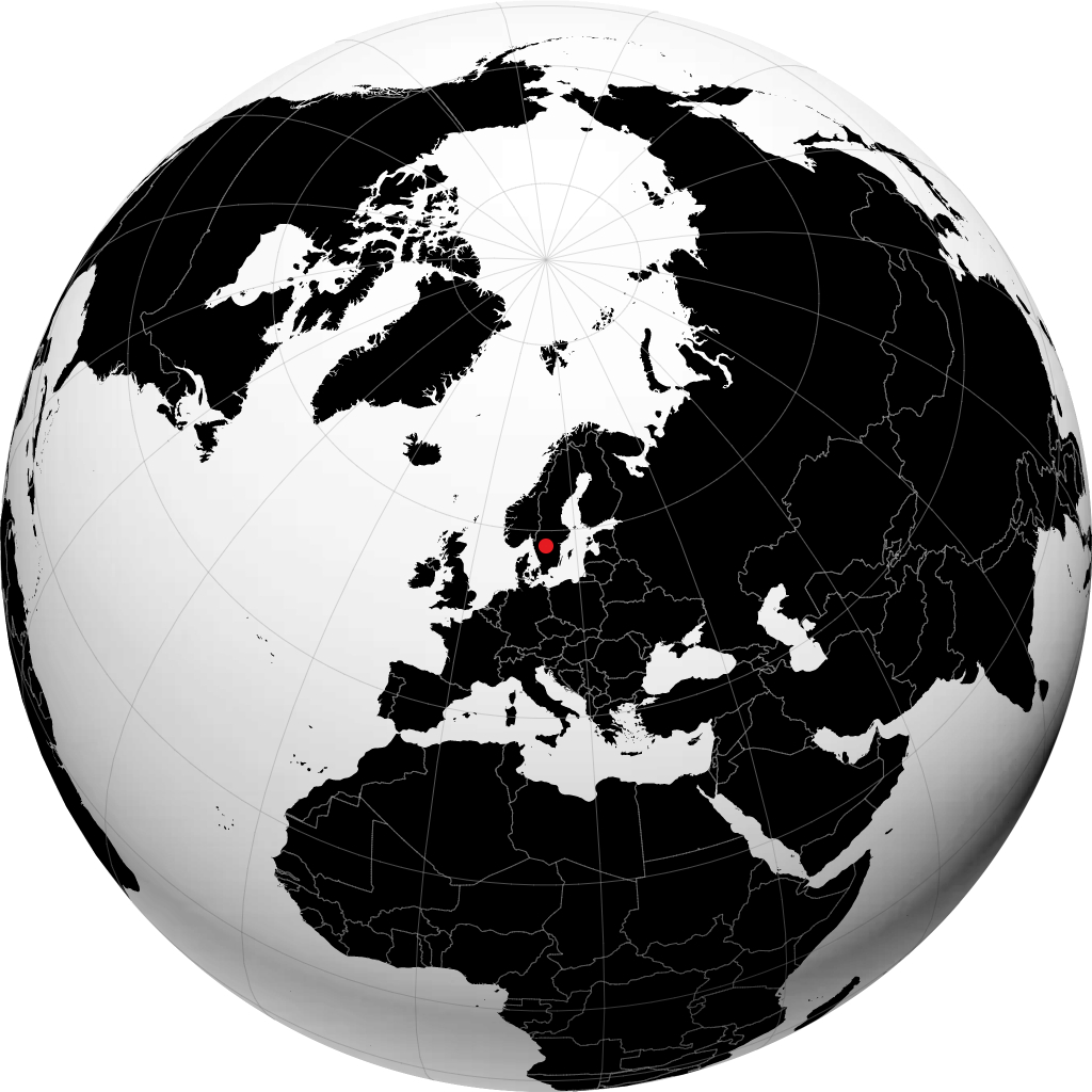 Skövde sur le globe