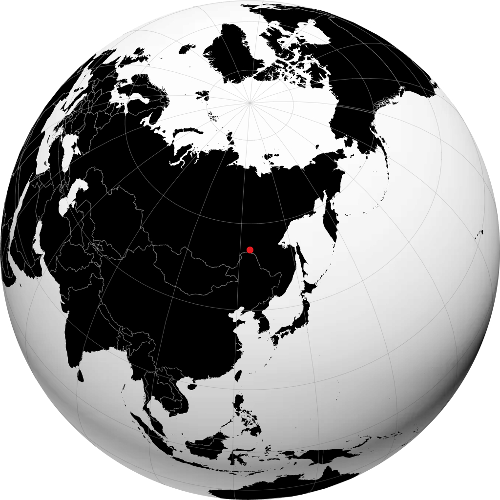 Skovorodino sur le globe