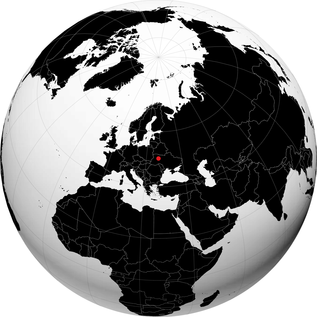 Slavuta sur le globe