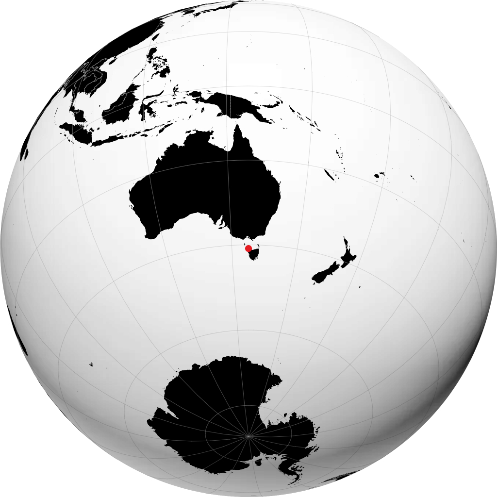 Smithton sur le globe