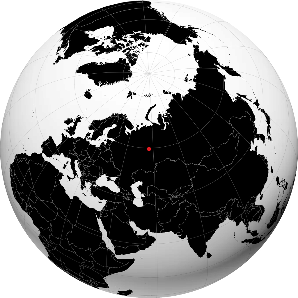 Solikamsk sur le globe