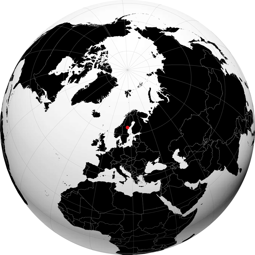 Solleftea sur le globe