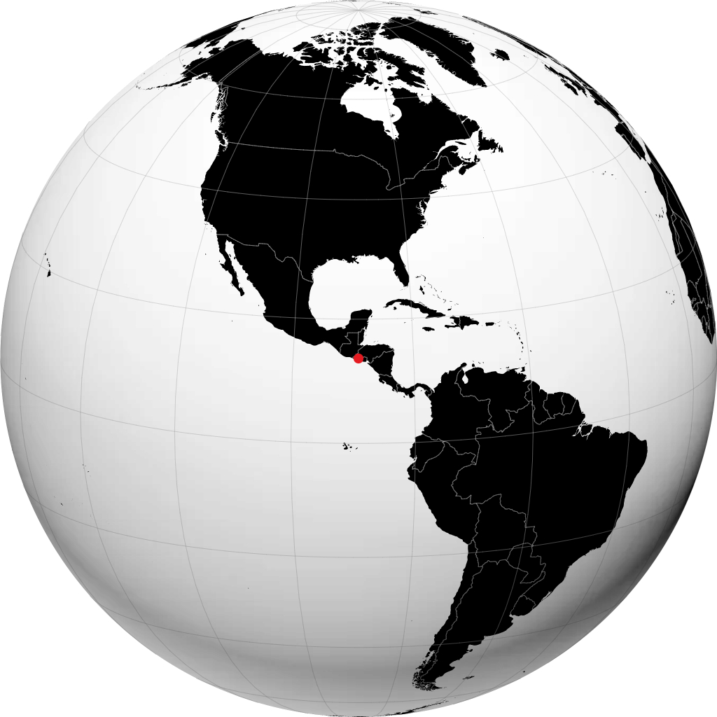 Soyapango sur le globe