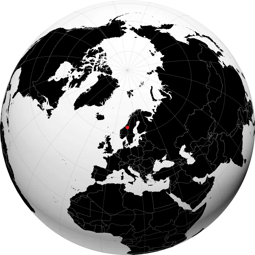 Storlien sur le globe