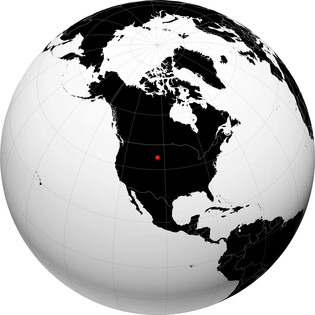 Sturgis sur le globe