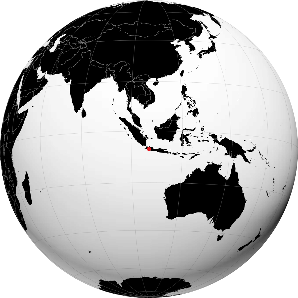 Sukabumi sur le globe