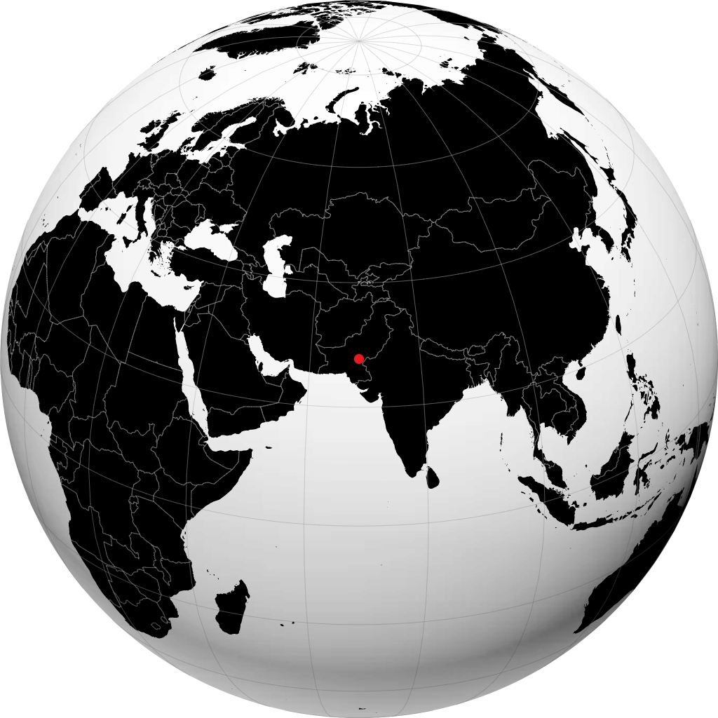 Sukkur sur le globe