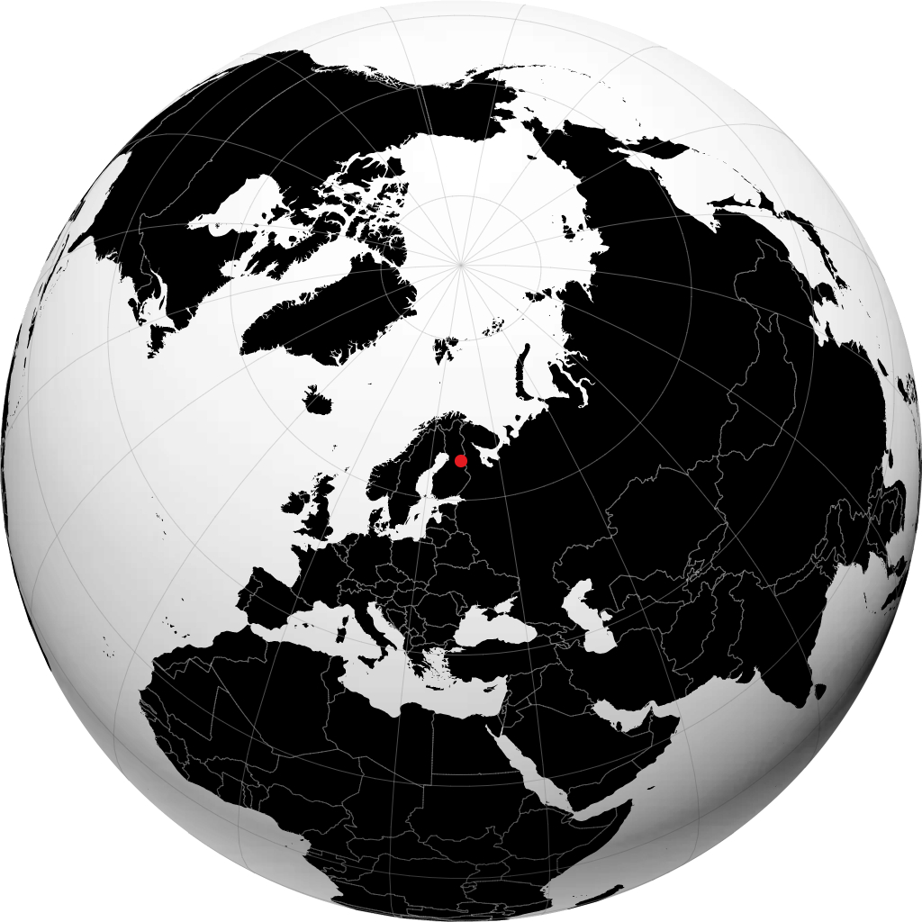 Suomussalmi sur le globe