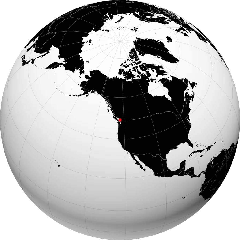 Surrey sur le globe