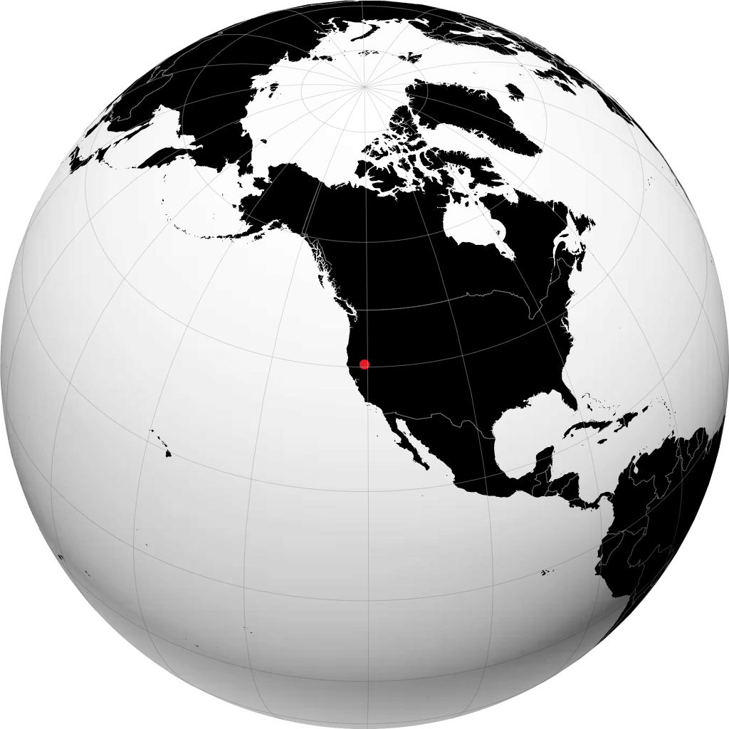 Susanville sur le globe