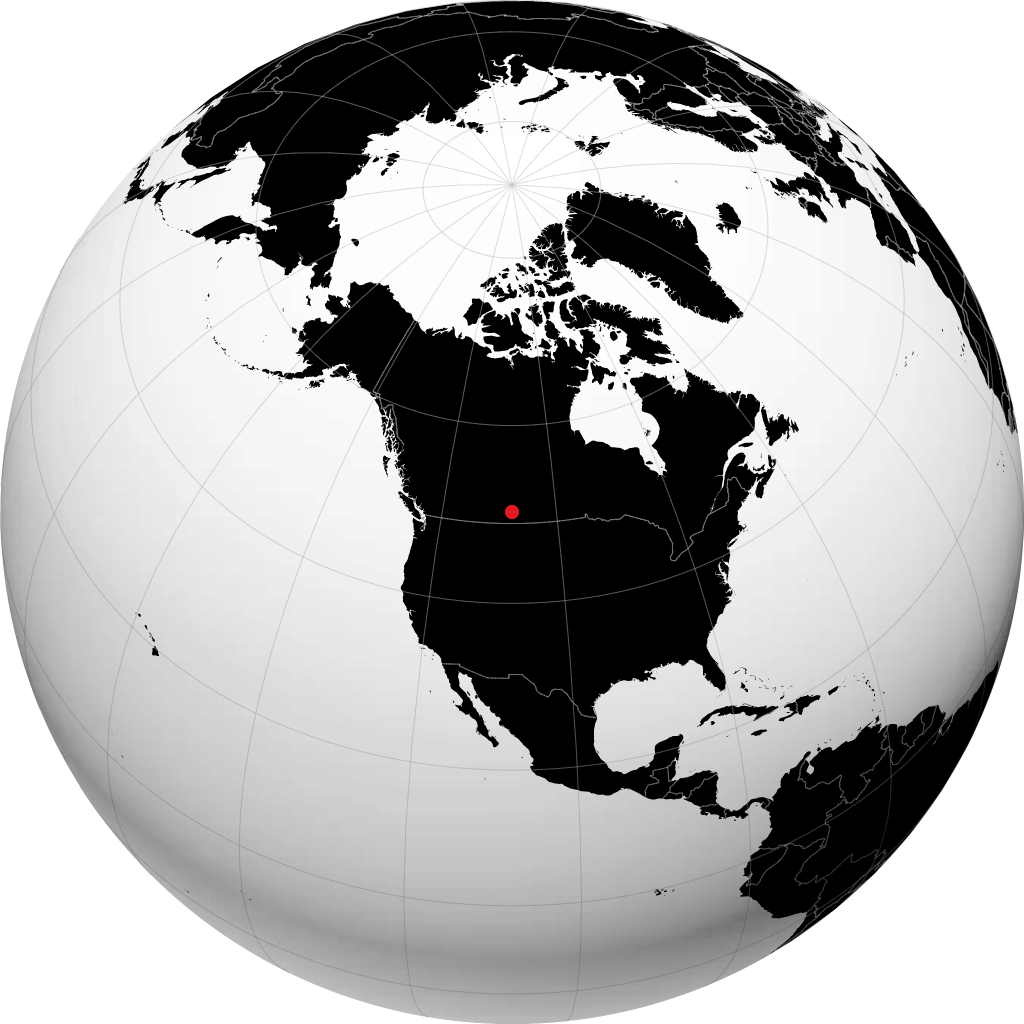 Swift Current sur le globe