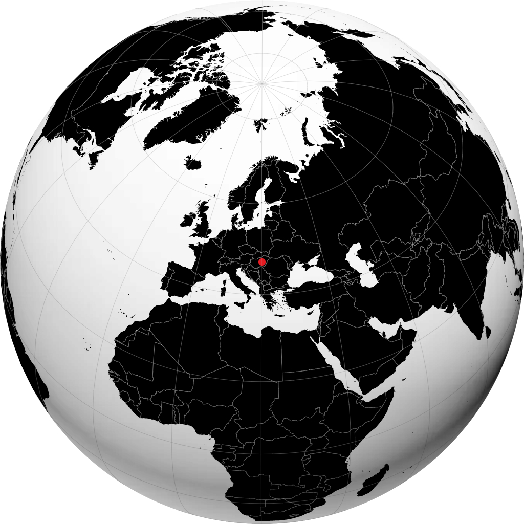 Szolnok sur le globe