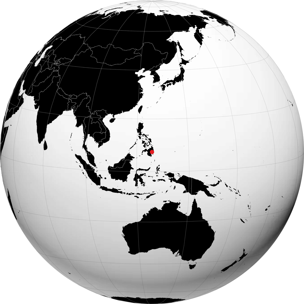 Tagum sur le globe