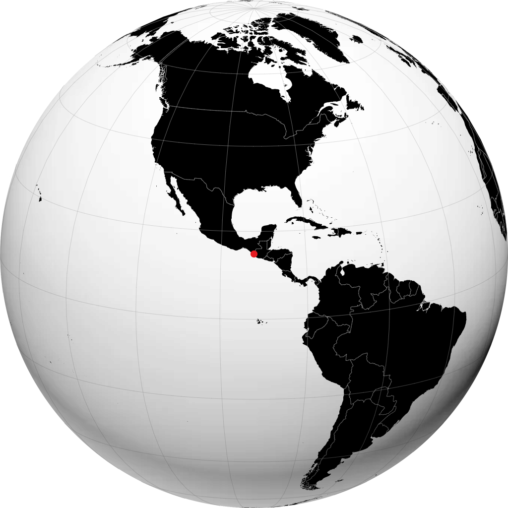 Tapachula sur le globe
