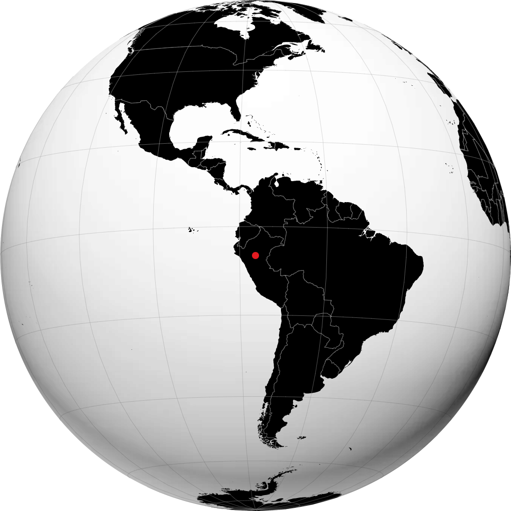 Tarapoto sur le globe