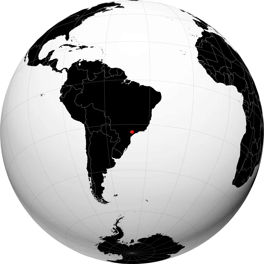 Tatuí sur le globe