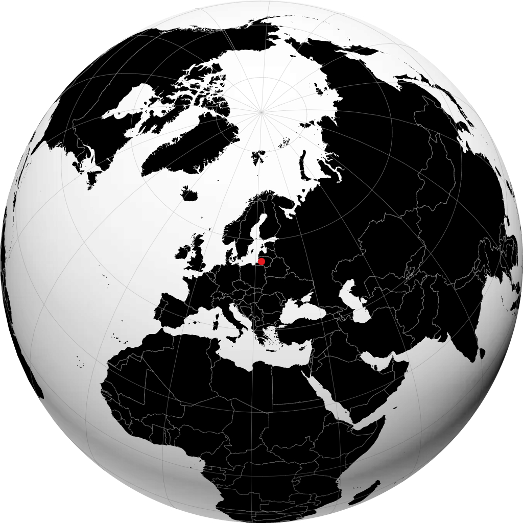 Tauragė sur le globe