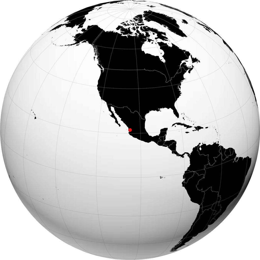 Tepic sur le globe
