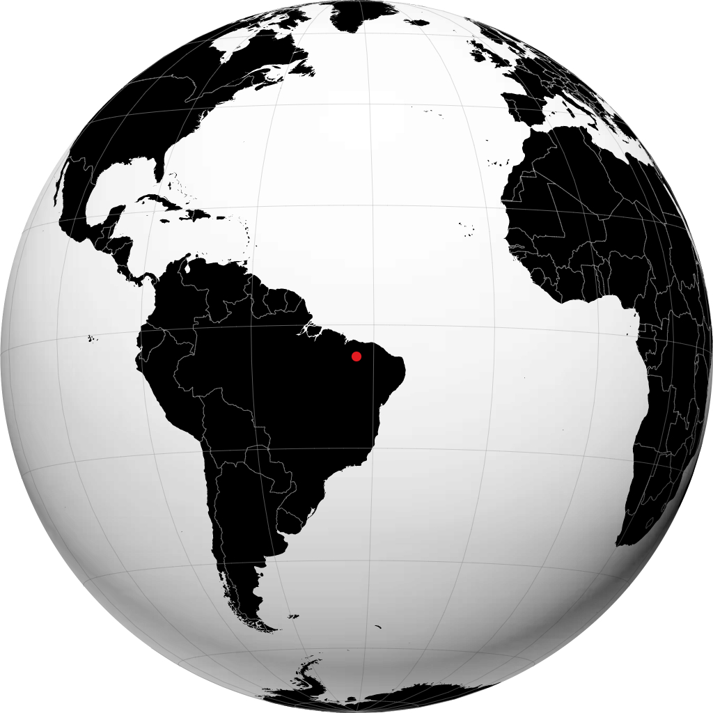 Teresina sur le globe