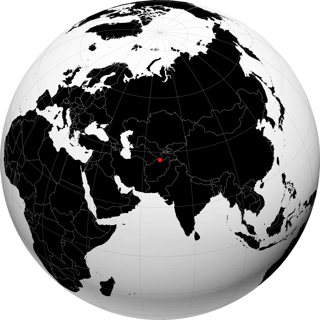 Termez sur le globe