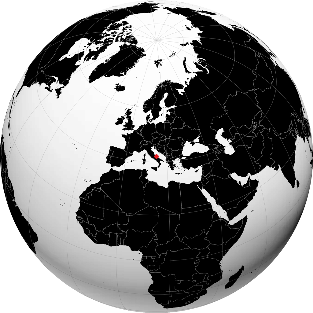 Termoli sur le globe