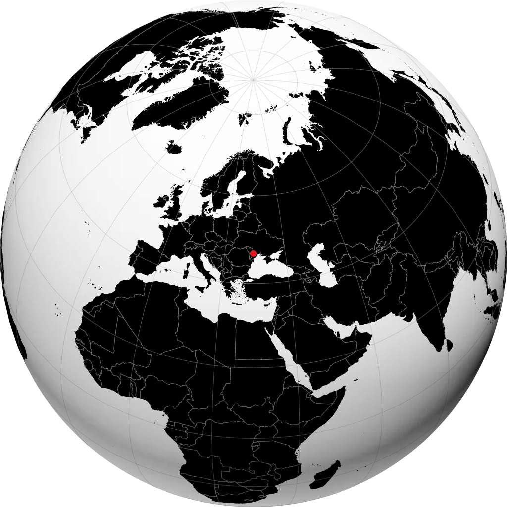 Tighina sur le globe