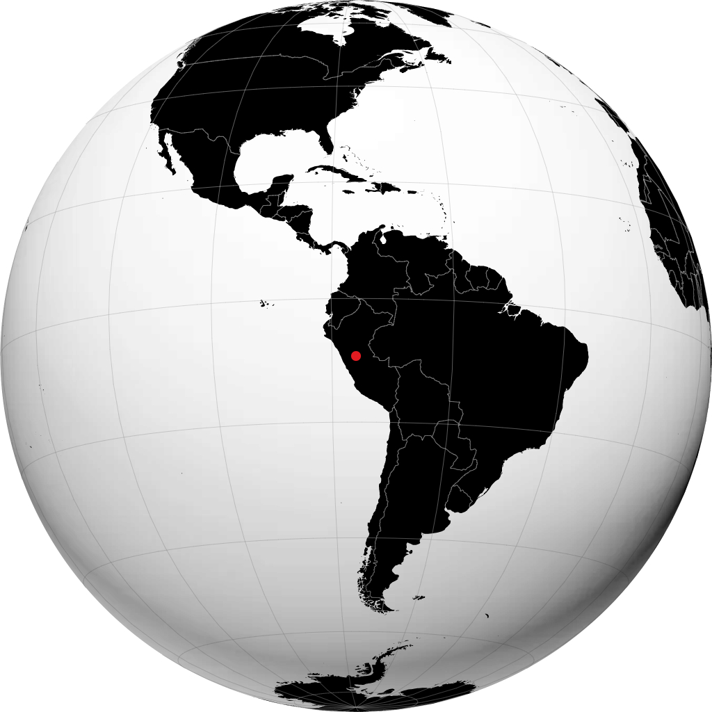 Tingo María sur le globe