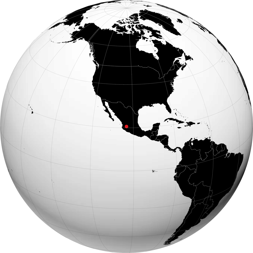 Tlaquepaque sur le globe