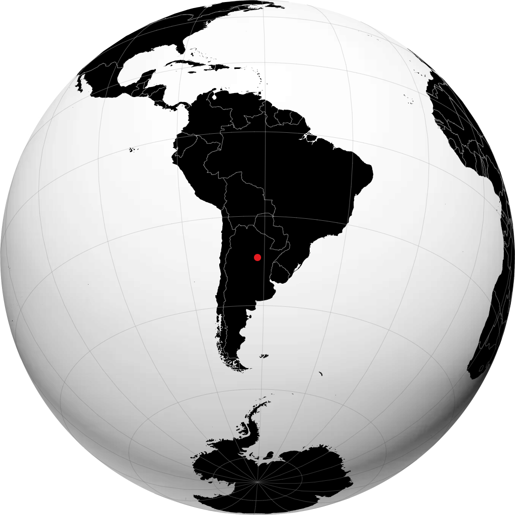 Tostado sur le globe