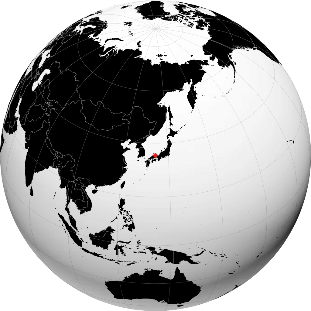 Tottori sur le globe