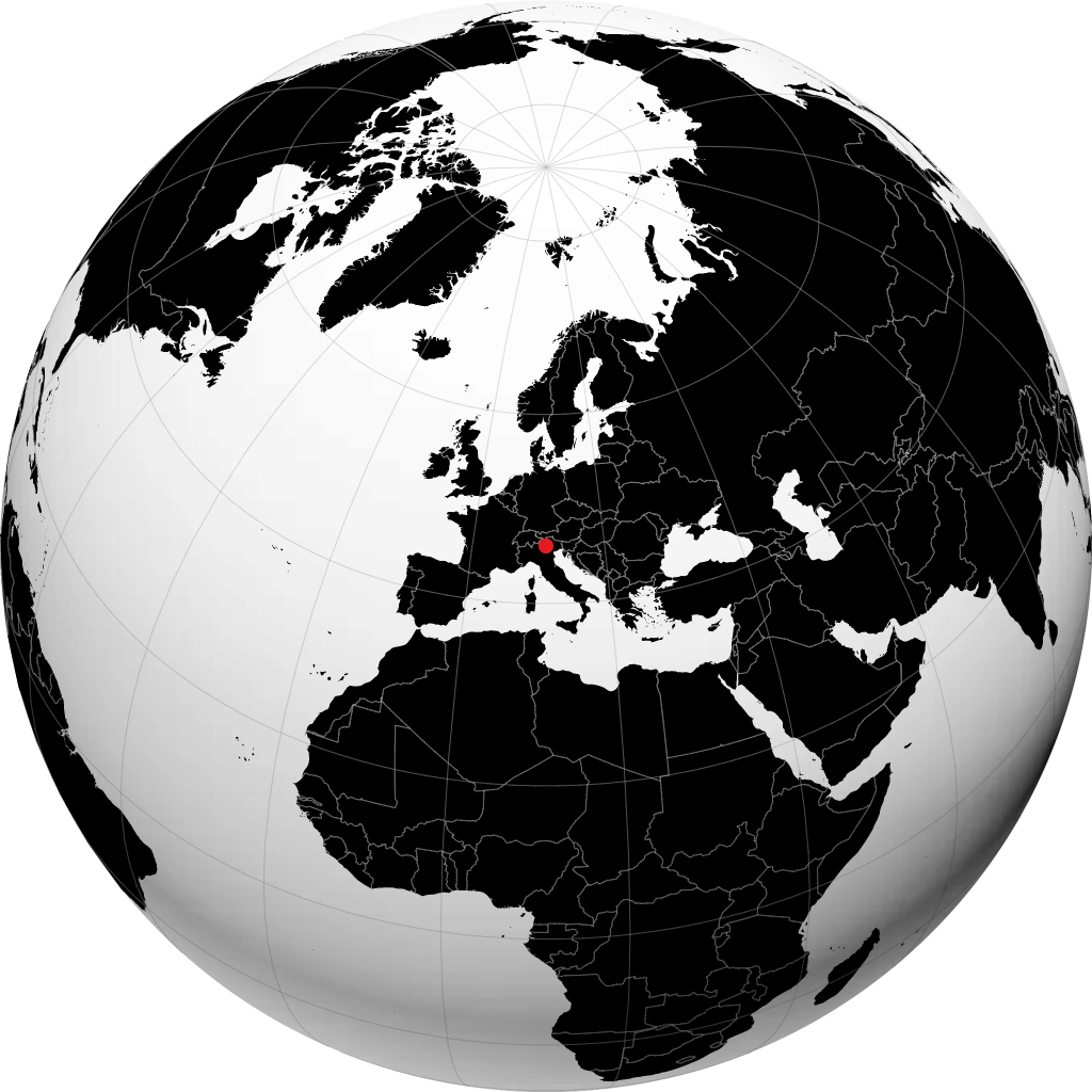 Trente sur le globe