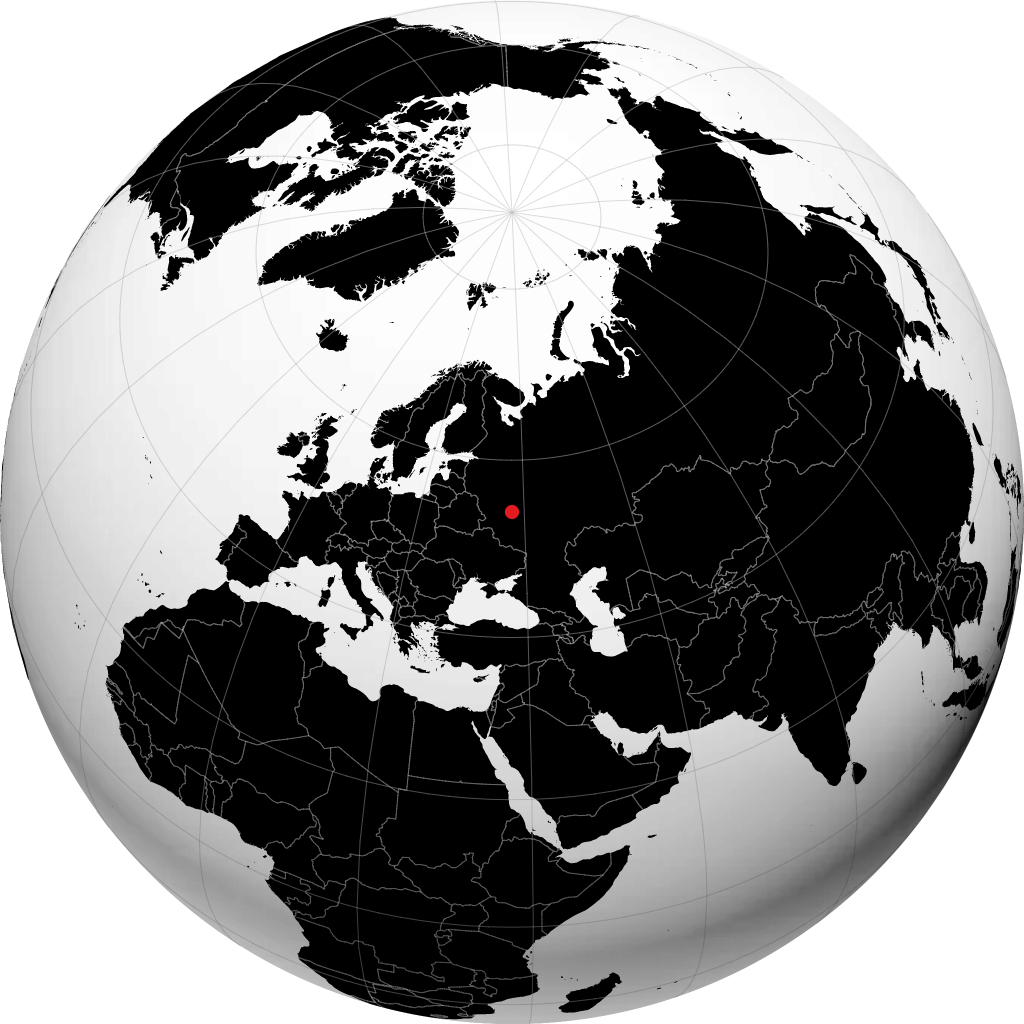 Tula sur le globe