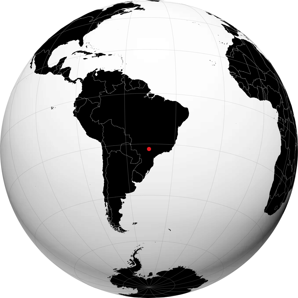 Tupa sur le globe