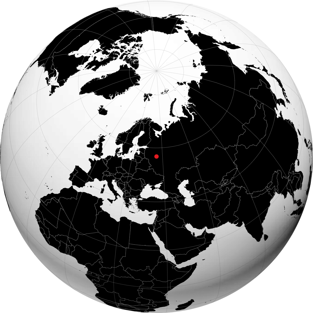 Tver sur le globe