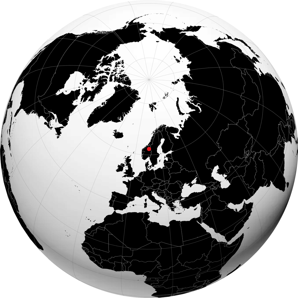 Tynset sur le globe