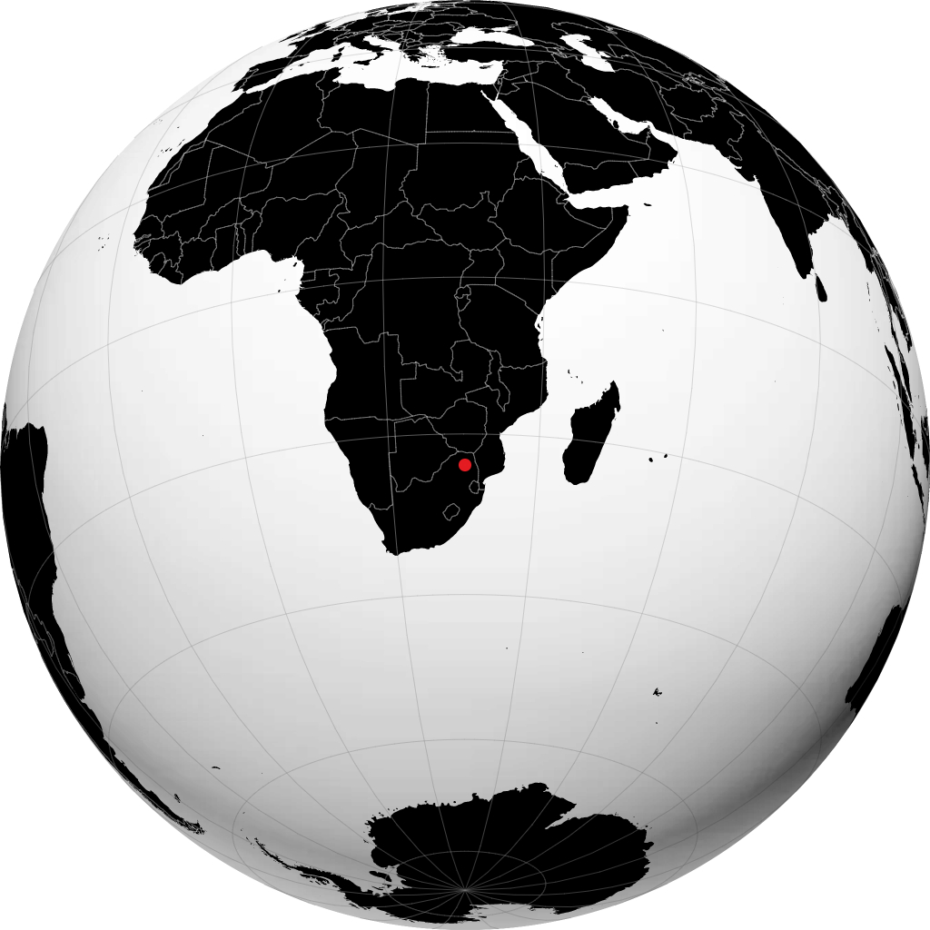 Tzaneen sur le globe