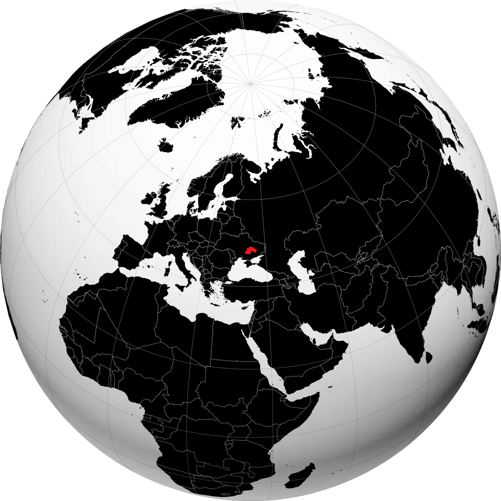 Oblast de Dnipropetrovsk sur le globe