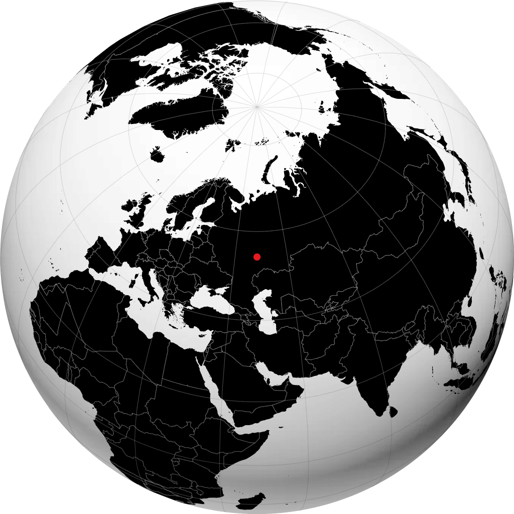 Oulianovsk sur le globe